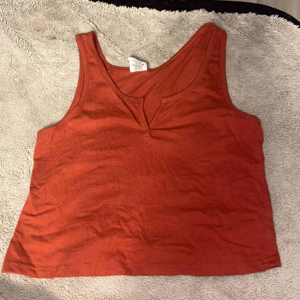 Burnt orange tank top